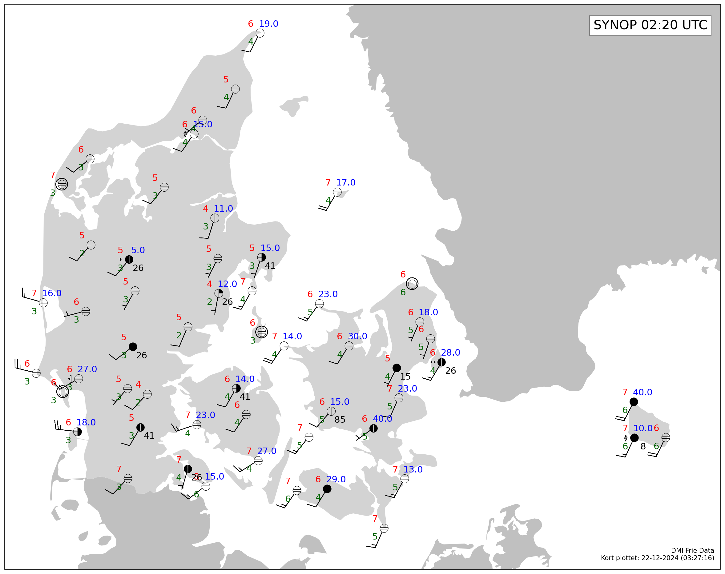 DMI SYNOP